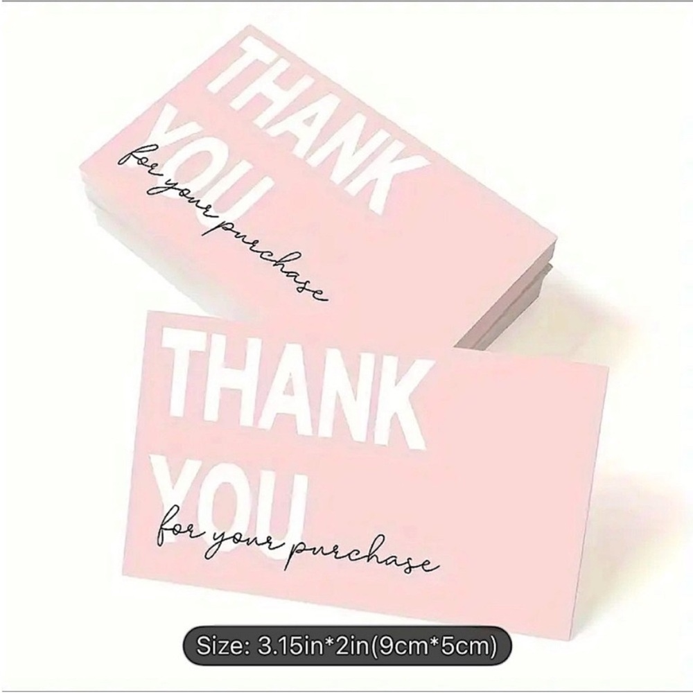 BUY NOW 100 Thank you Cards